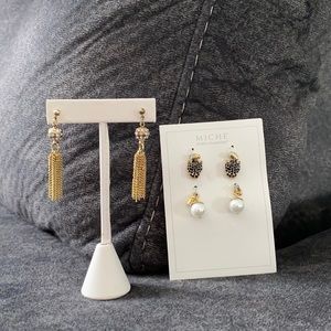 Miche earrings with interchangeable options